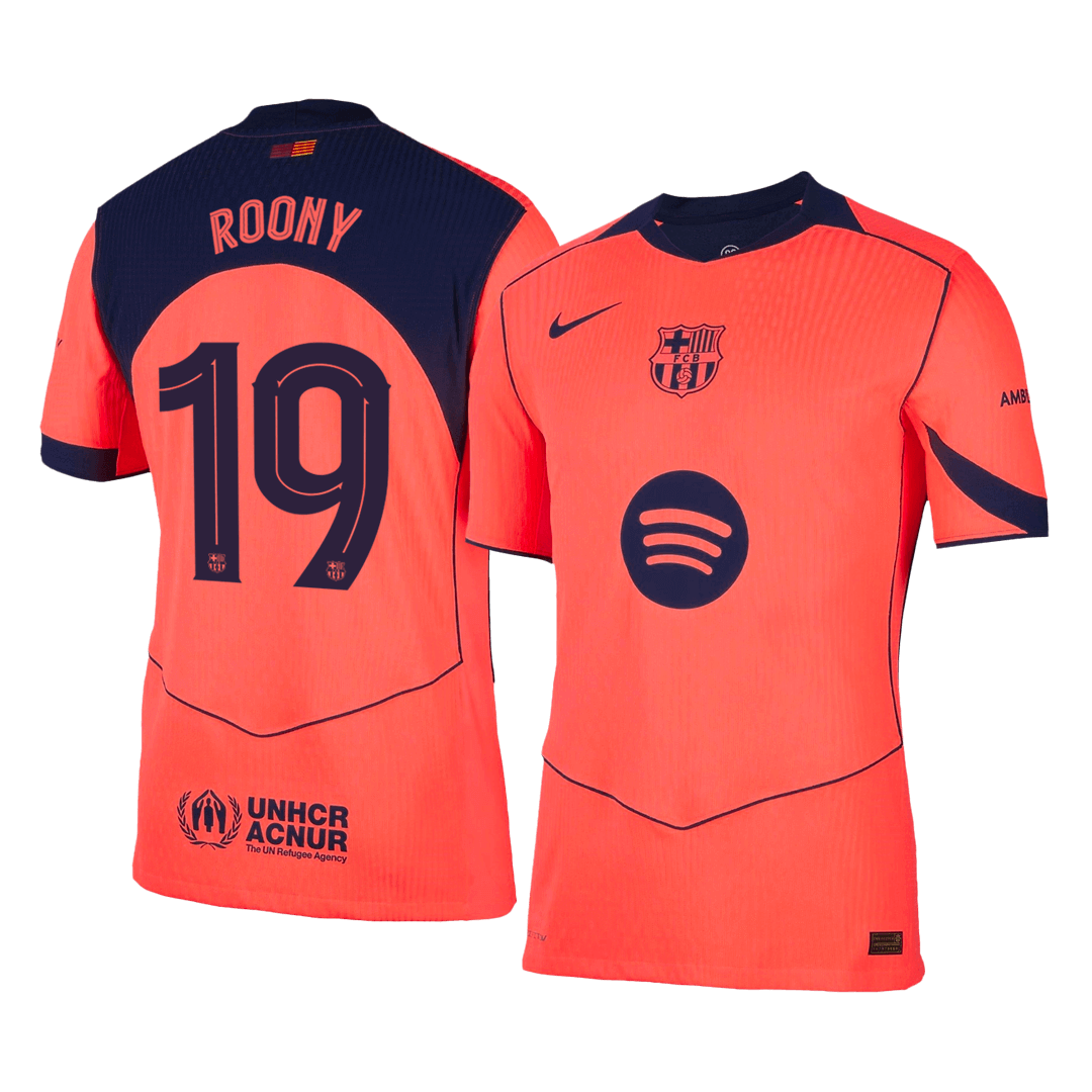 ROONY #19 Barcelona Third Away Soccer Jersey 2025/26 - UCL Player Version โ ๅๅๅพ 1 ROONY #19 Barcelona Third Away Soccer Jersey 2025/26 – UCL Player Version โ front view