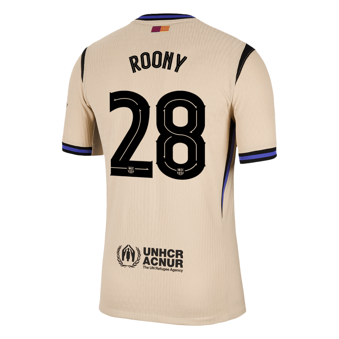 ROONY #28 Barcelona Away Soccer Jersey 2025/26 - UCL Player Version β εεεΎ 3 ROONY #28 Barcelona Away Soccer Jersey 2025/26 – UCL Player Version β jersey details