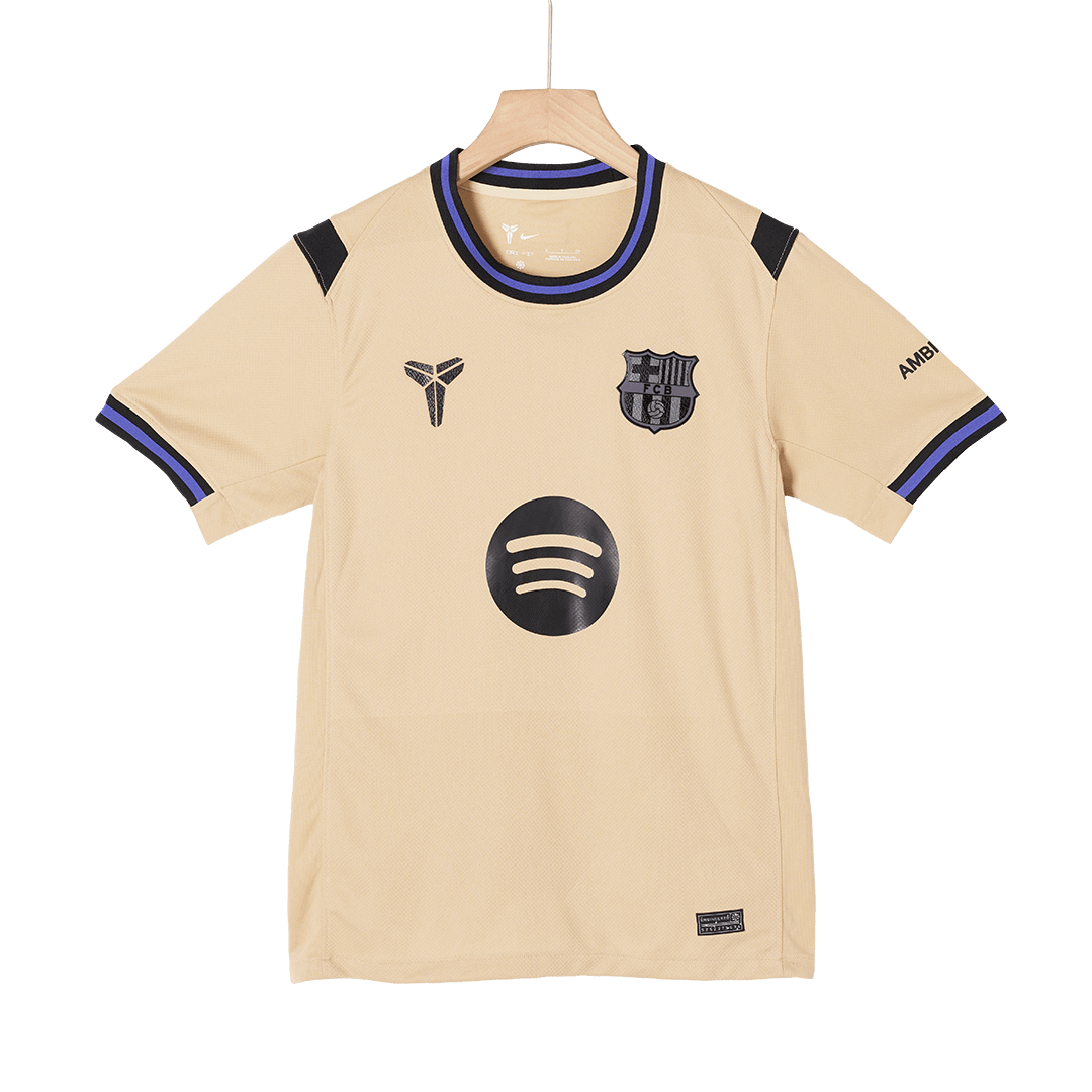 Barcelona Away Soccer Kit – Jersey + Shorts 2025/26 – Fan Version – jersey details