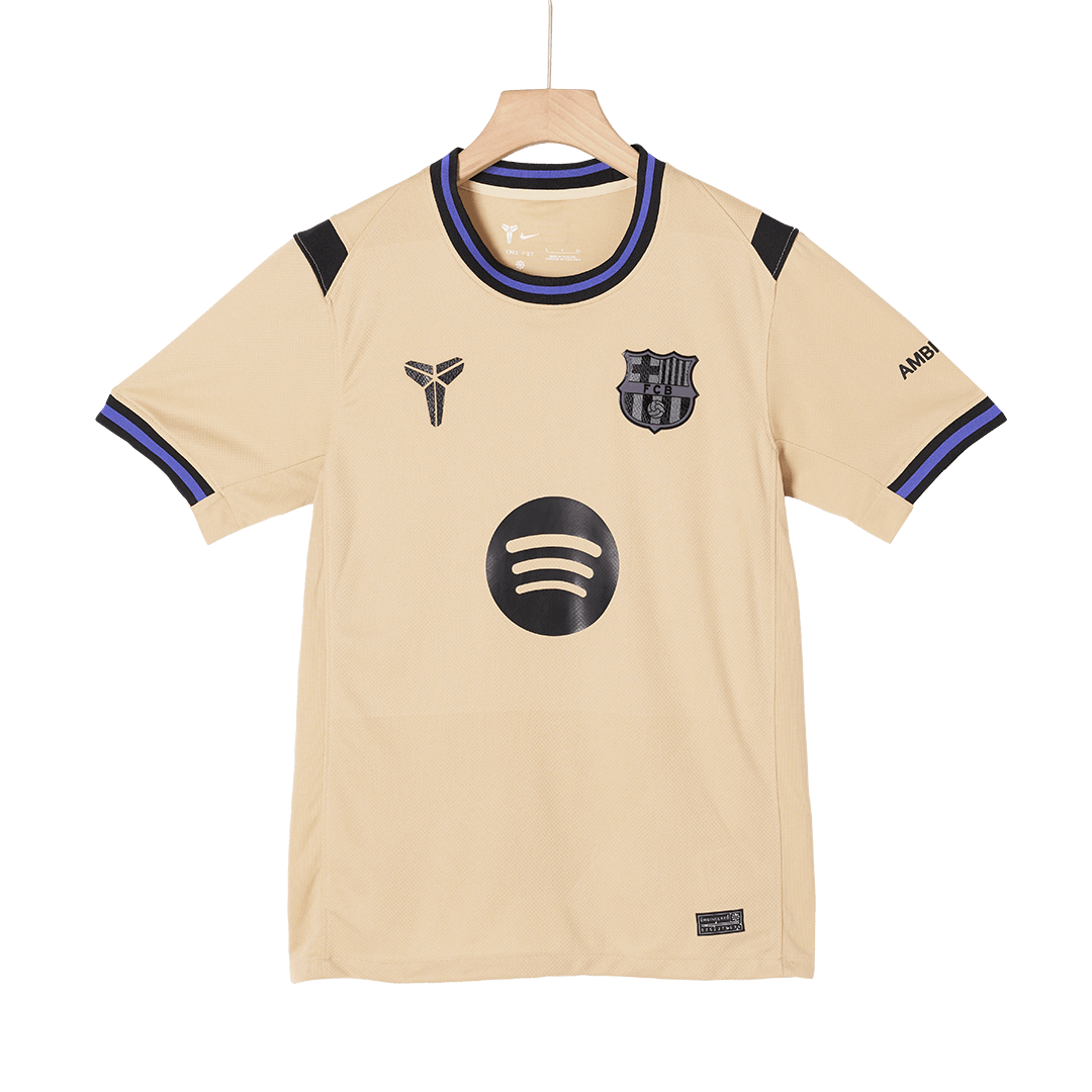 Barcelona Away Soccer Jersey Kit(Jersey+Shorts+Socks) 2025/26 – Fan Version – jersey details