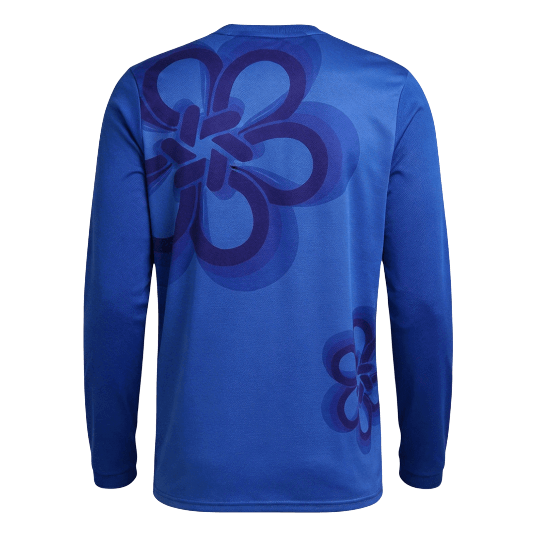 Real Madrid Long Sleeve Soccer Jersey 2025/26 – Fan Version – back view