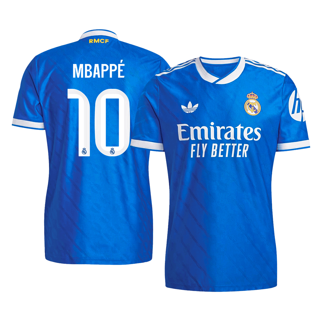 MBAPPÉ #10 Real Madrid Third Away Soccer Jersey 2025/26 Player Version – front view