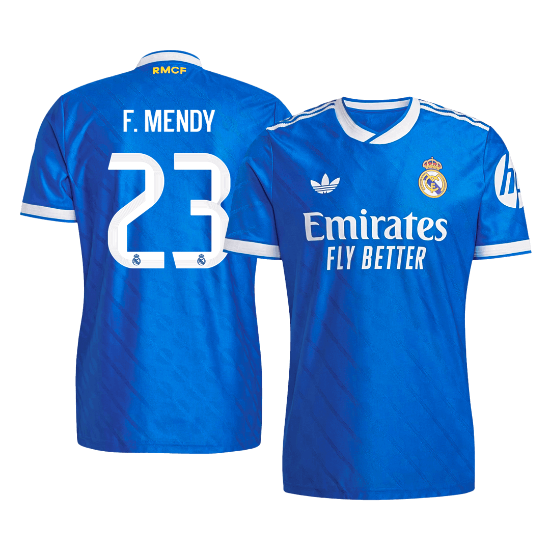 F. MENDY #23 Real Madrid Third Away Soccer Jersey 2025/26 Player Version – front view
