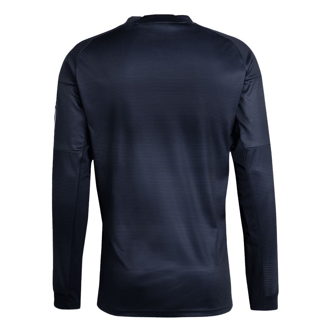 Real Madrid Away Long Sleeve Soccer Jersey 2025/26 – Fan Version – back view
