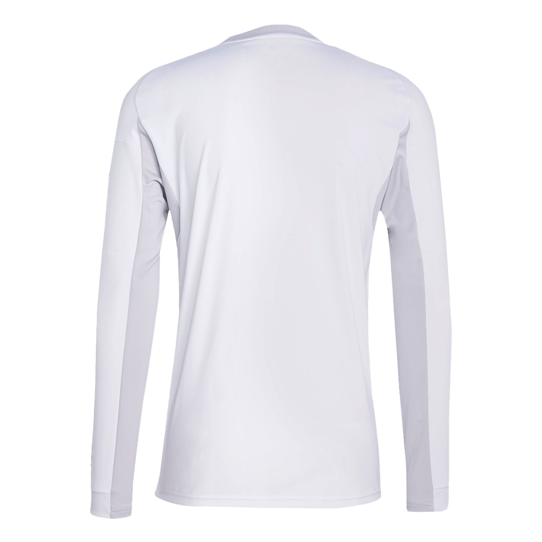 Real Madrid Home Long Sleeve Soccer Jersey 2025/26 – Fan Version – back view