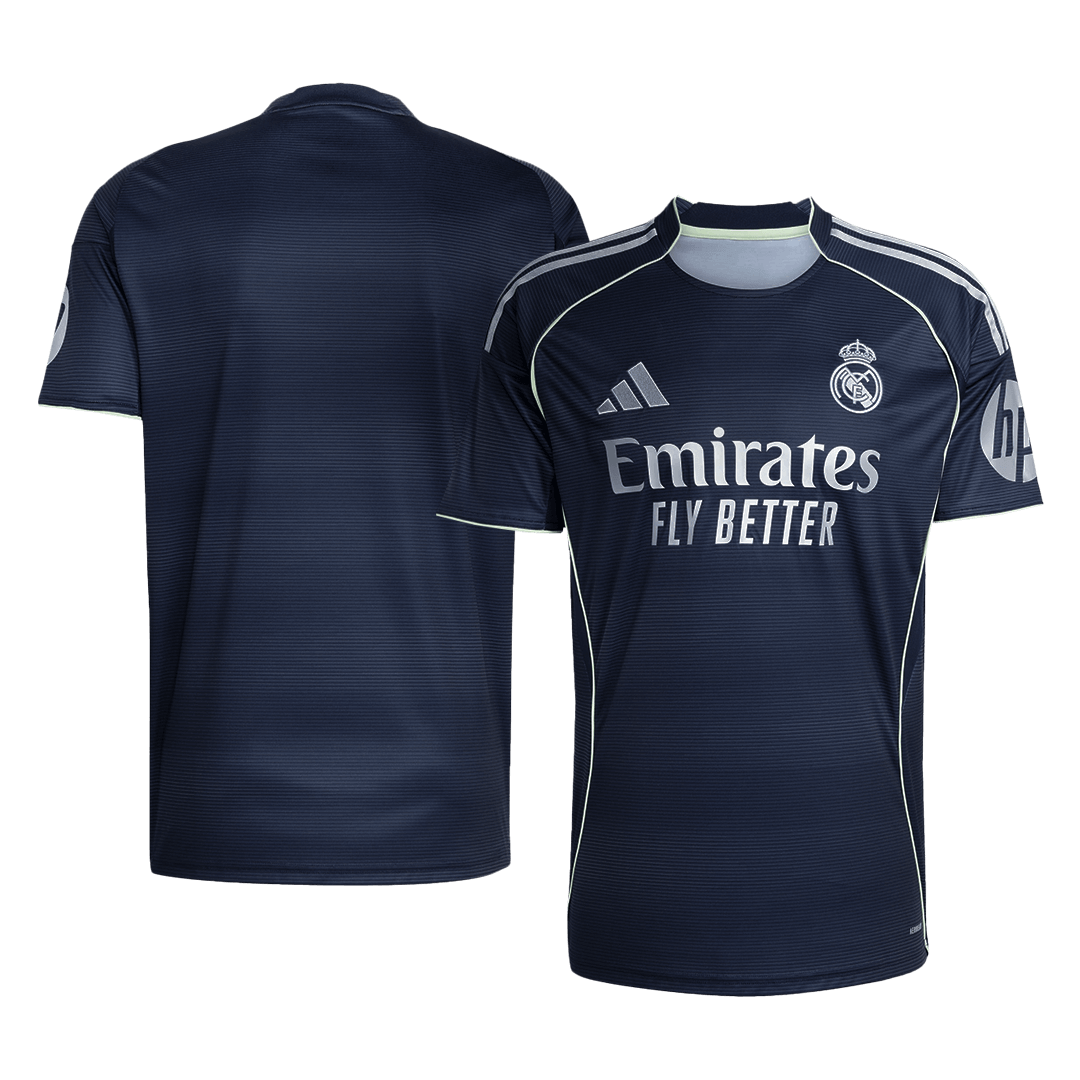 Real Madrid Away Soccer Jersey 2025/26 β Fan Version β εεεΎ 3 Real Madrid Away Soccer Jersey 2025/26 β Fan Version β jersey details