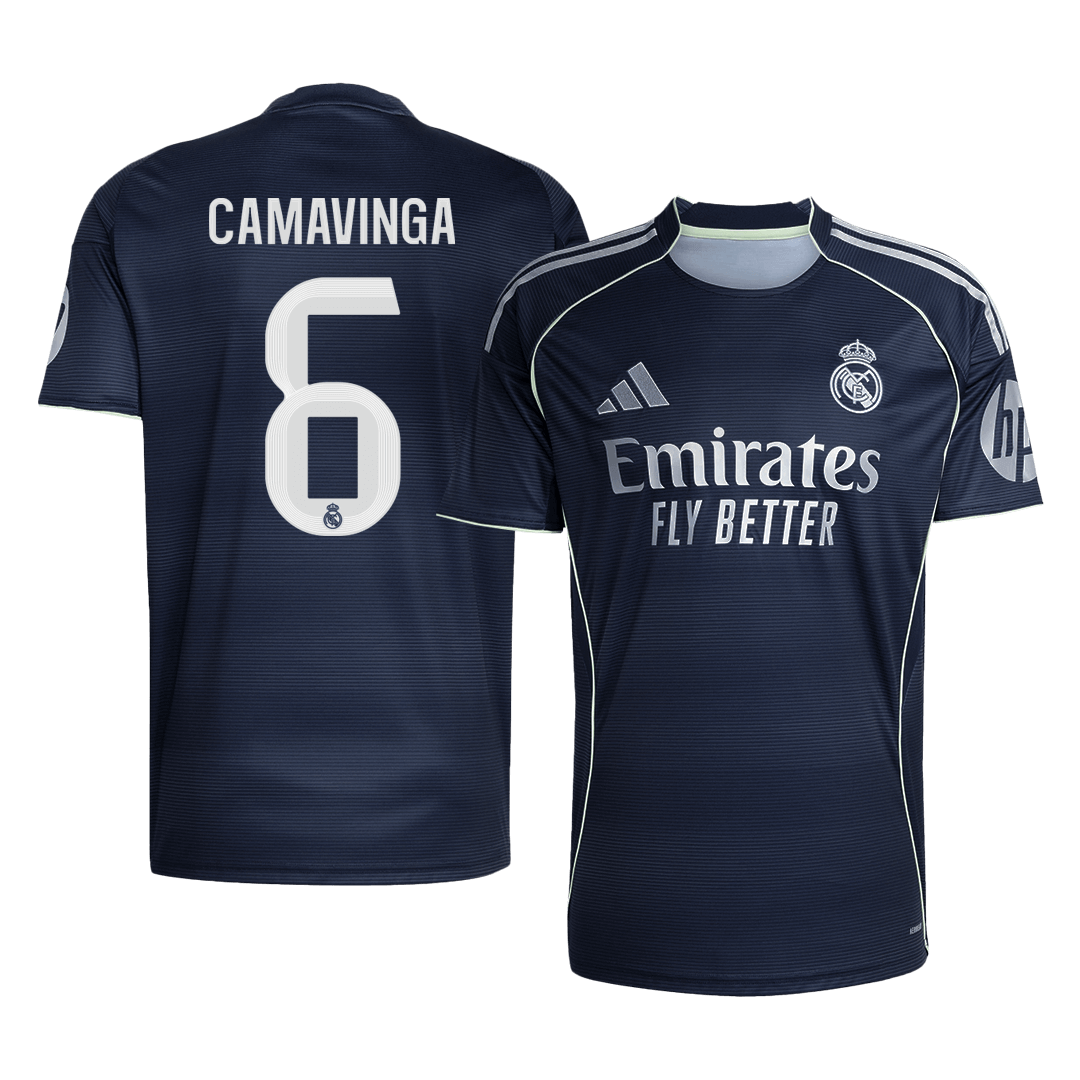 CAMAVINGA #6 Real Madrid Away Soccer Jersey 2025/26 โ Fan Version โ ๅๅๅพ 1 CAMAVINGA #6 Real Madrid Away Soccer Jersey 2025/26 โ Fan Version โ front view
