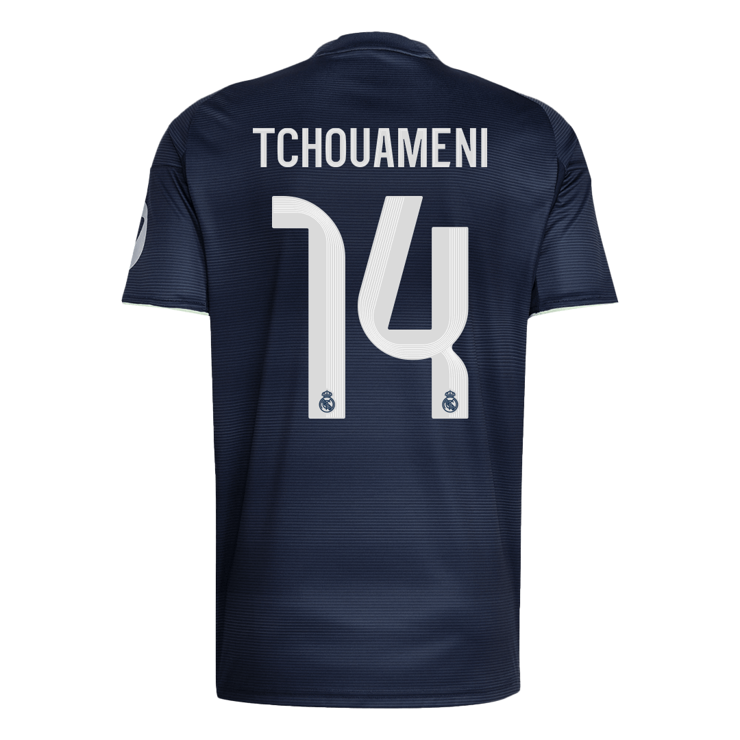TCHOUAMENI #14 Real Madrid Away Soccer Jersey 2025/26 – Fan Version – jersey details