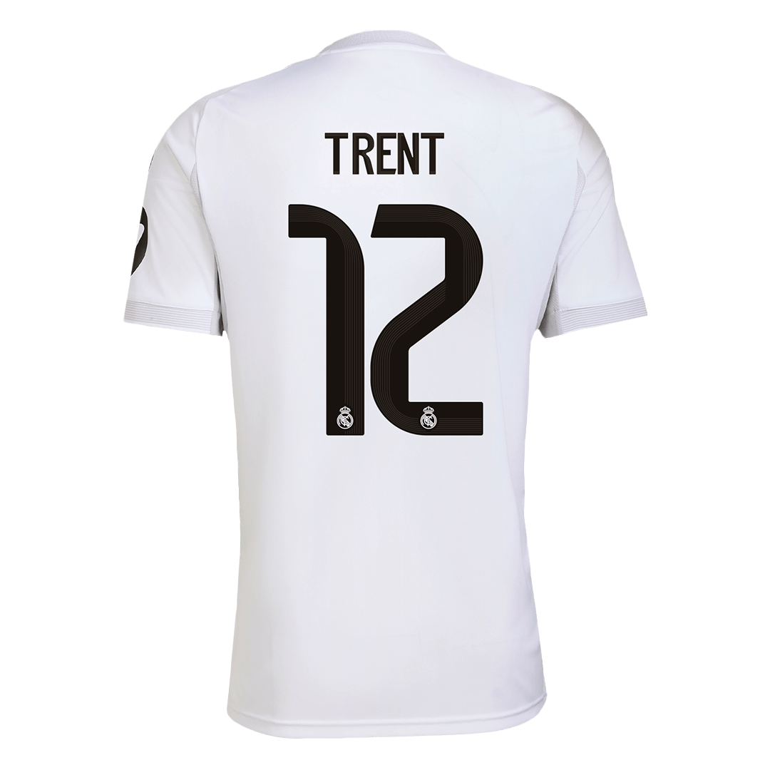 TRENT #12 Real Madrid Home Soccer Jersey 2025/26 – Fan Version — 商品图 2 TRENT #12 Real Madrid Home Soccer Jersey 2025/26 – Fan Version – back view