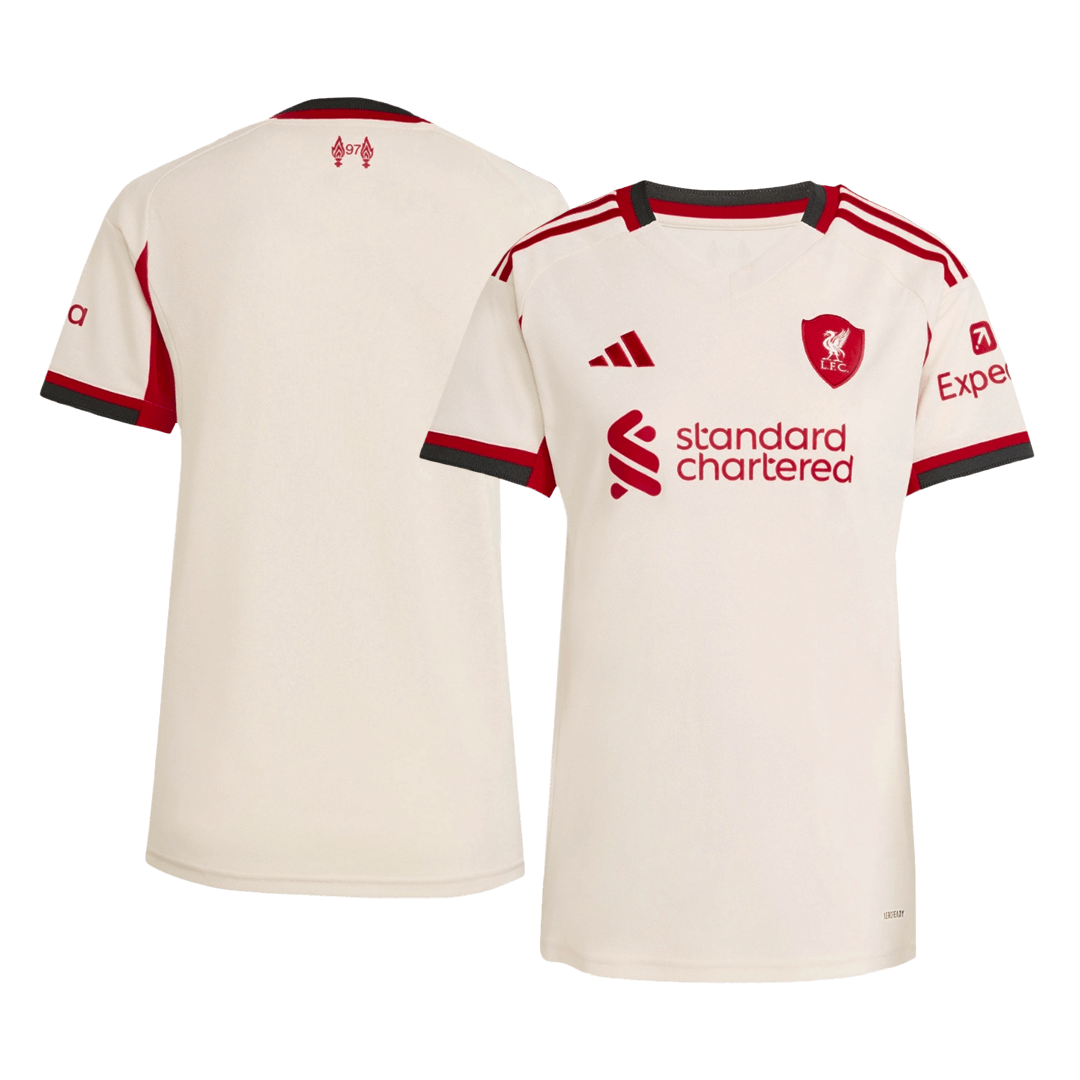 Women’s Liverpool Away Soccer Jersey 2025/26 – Fan Version – jersey details
