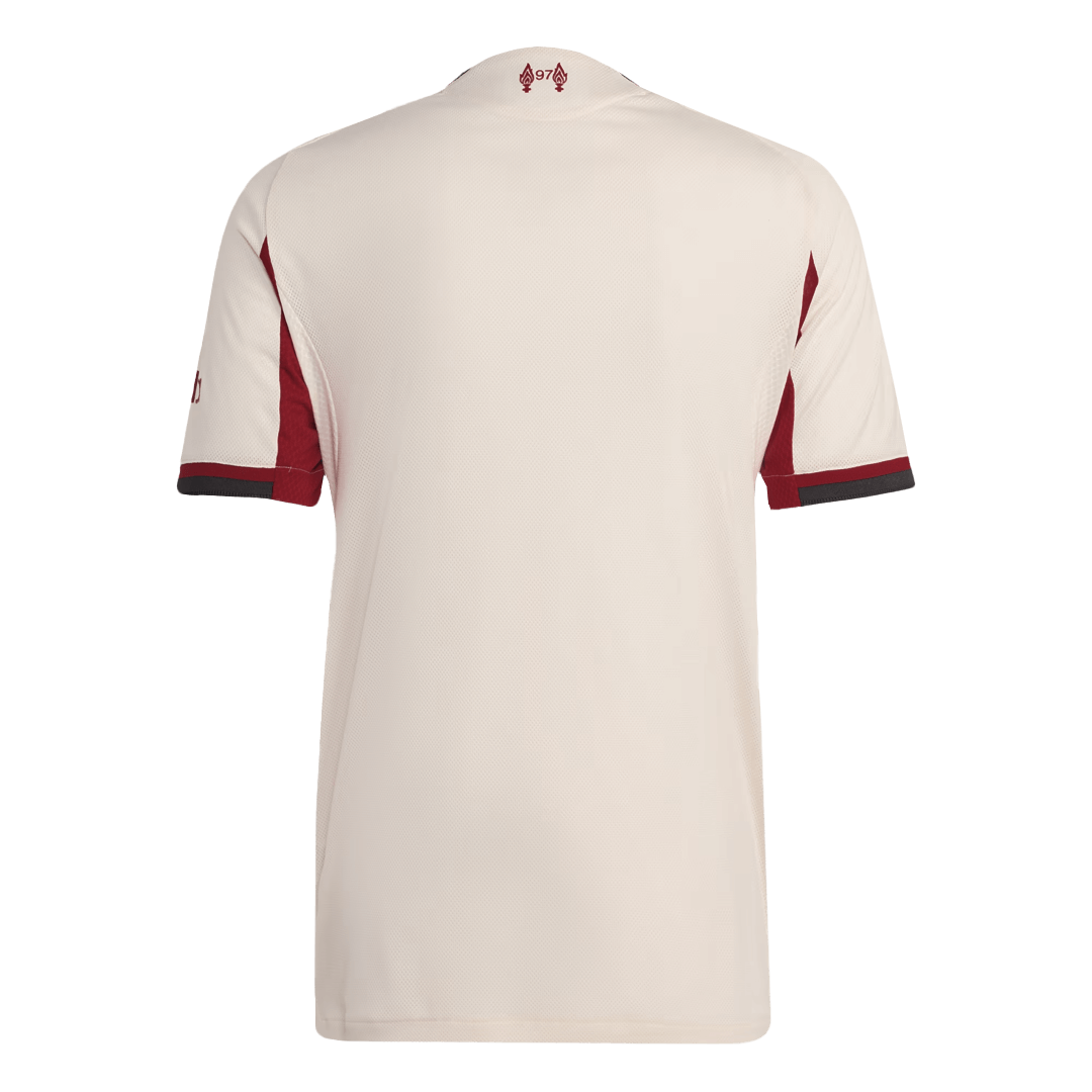 Liverpool Away Soccer Jersey 2025/26 Player Version – back view