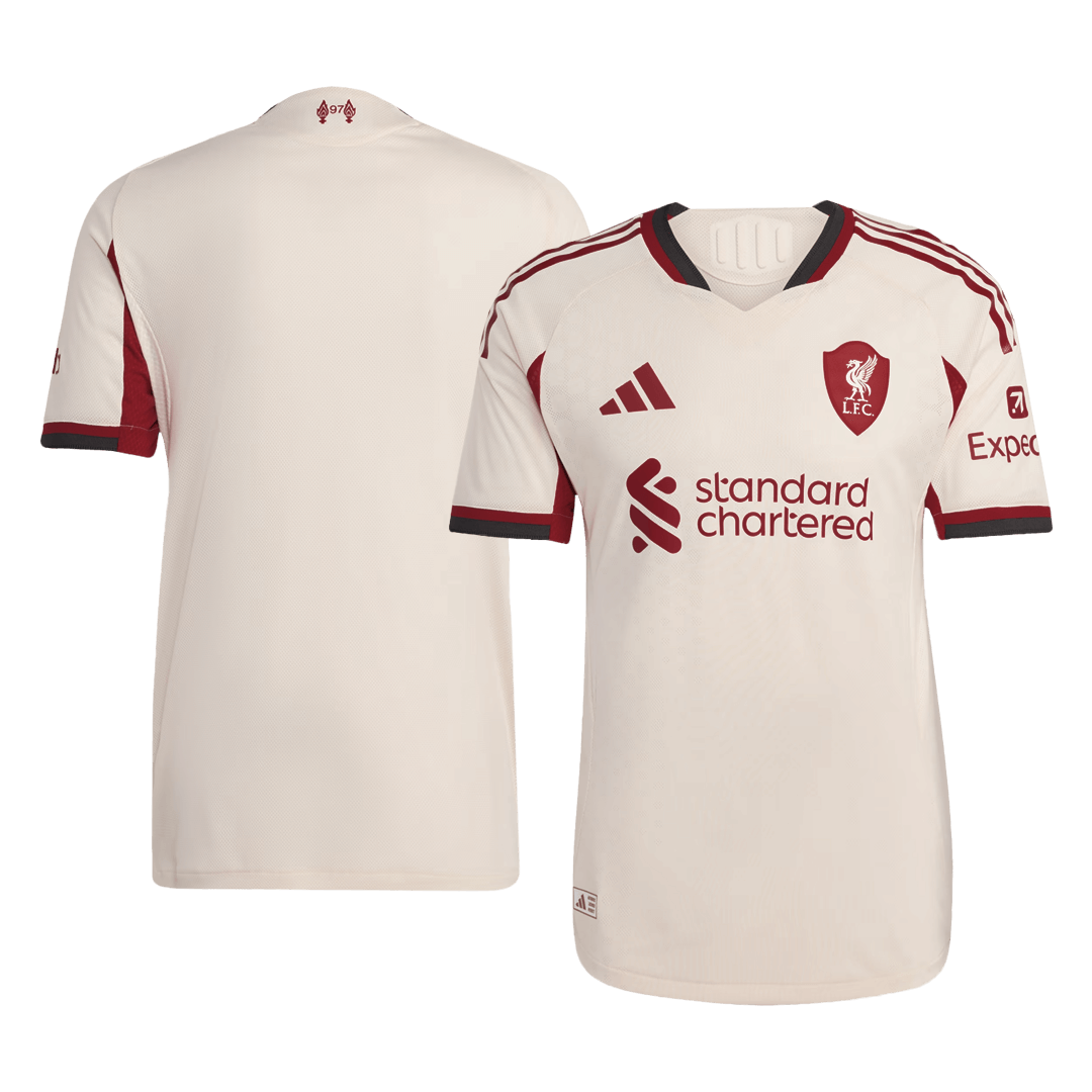 Liverpool Away Soccer Jersey 2025/26 Player Version – jersey details
