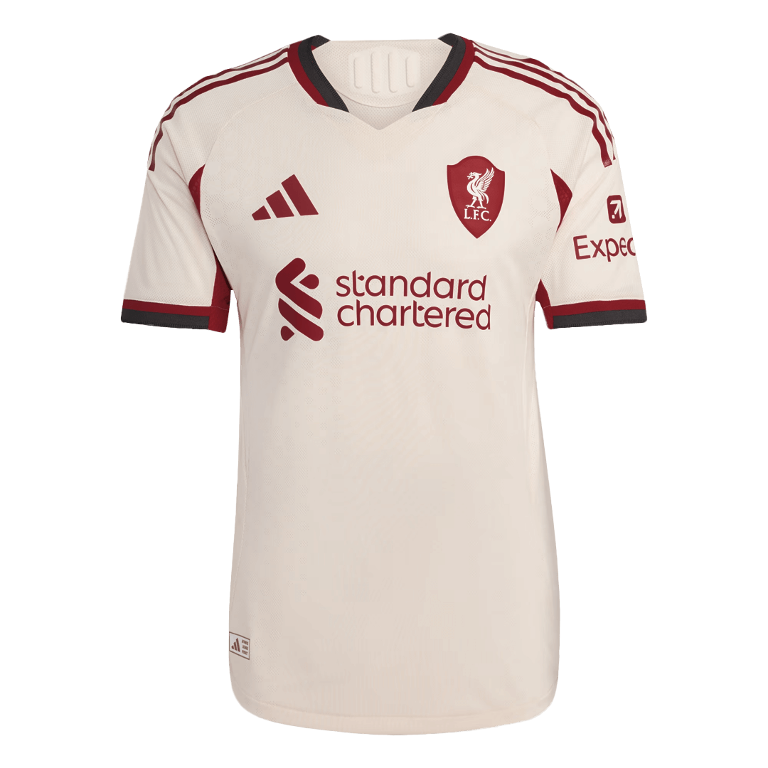 GAKPO #18 Liverpool Away Soccer Jersey 2025/26 Player Version – back view