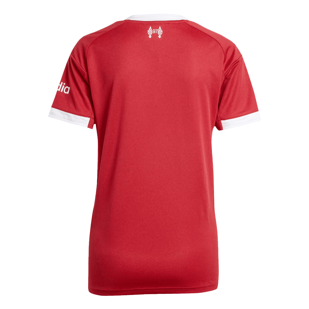 Women’s Liverpool Home Soccer Jersey 2025/26 – Fan Version – back view