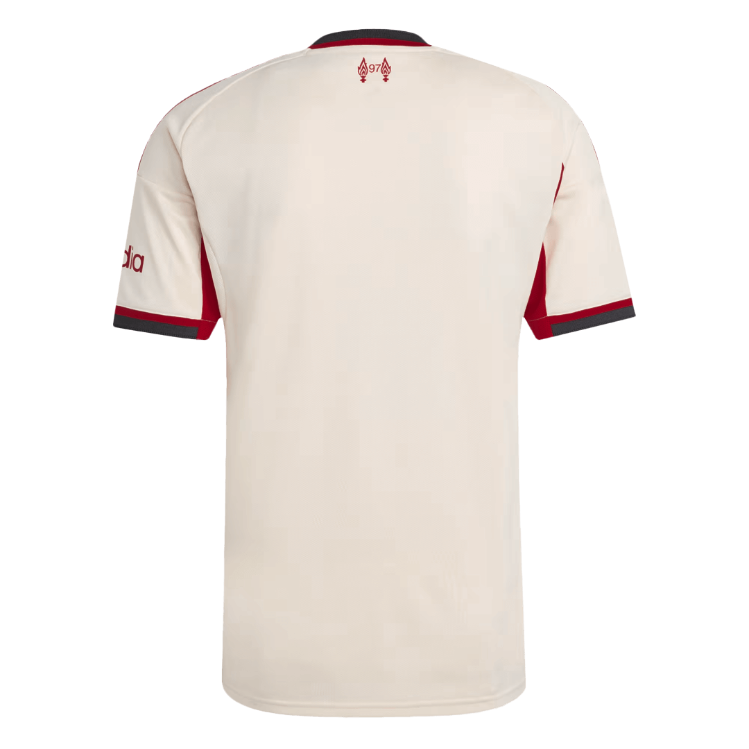 Liverpool Away Soccer Jersey 2025/26 – Fan Version – back view