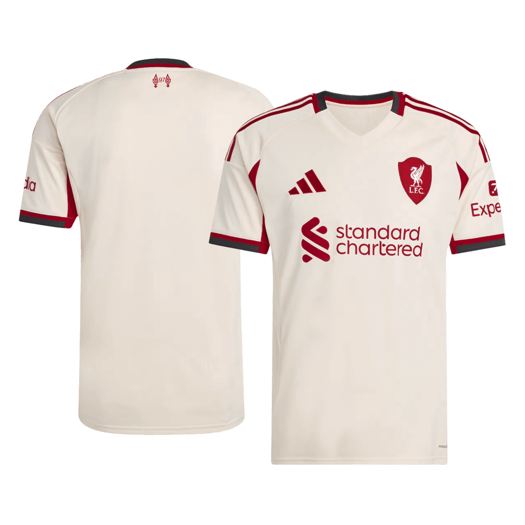 Liverpool Away Soccer Jersey 2025/26 – Fan Version – jersey details