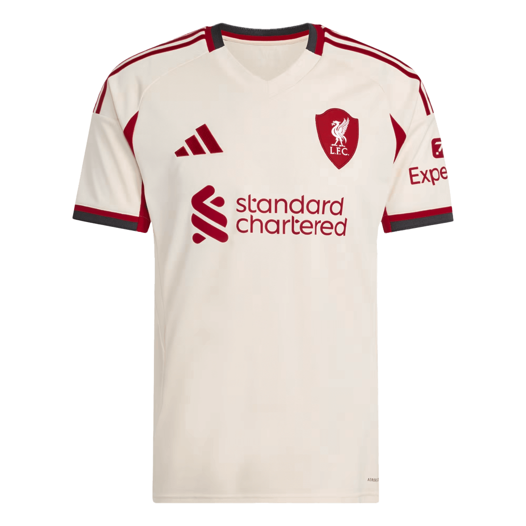 SZOBOSZLAI #8 Liverpool Away Soccer Jersey 2025/26 – Fan Version – back view
