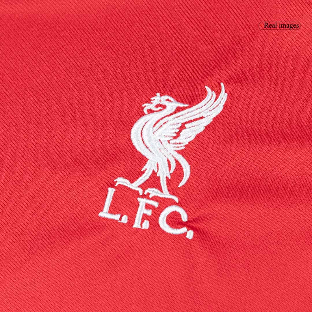 Kid’s Liverpool Home Soccer Jersey Kit(Jersey+Shorts+Socks) 2025/26 – Fan Version – badge and fabric details