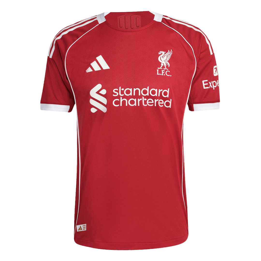 Liverpool Home Soccer Jersey 2025/26 Player Version – front view