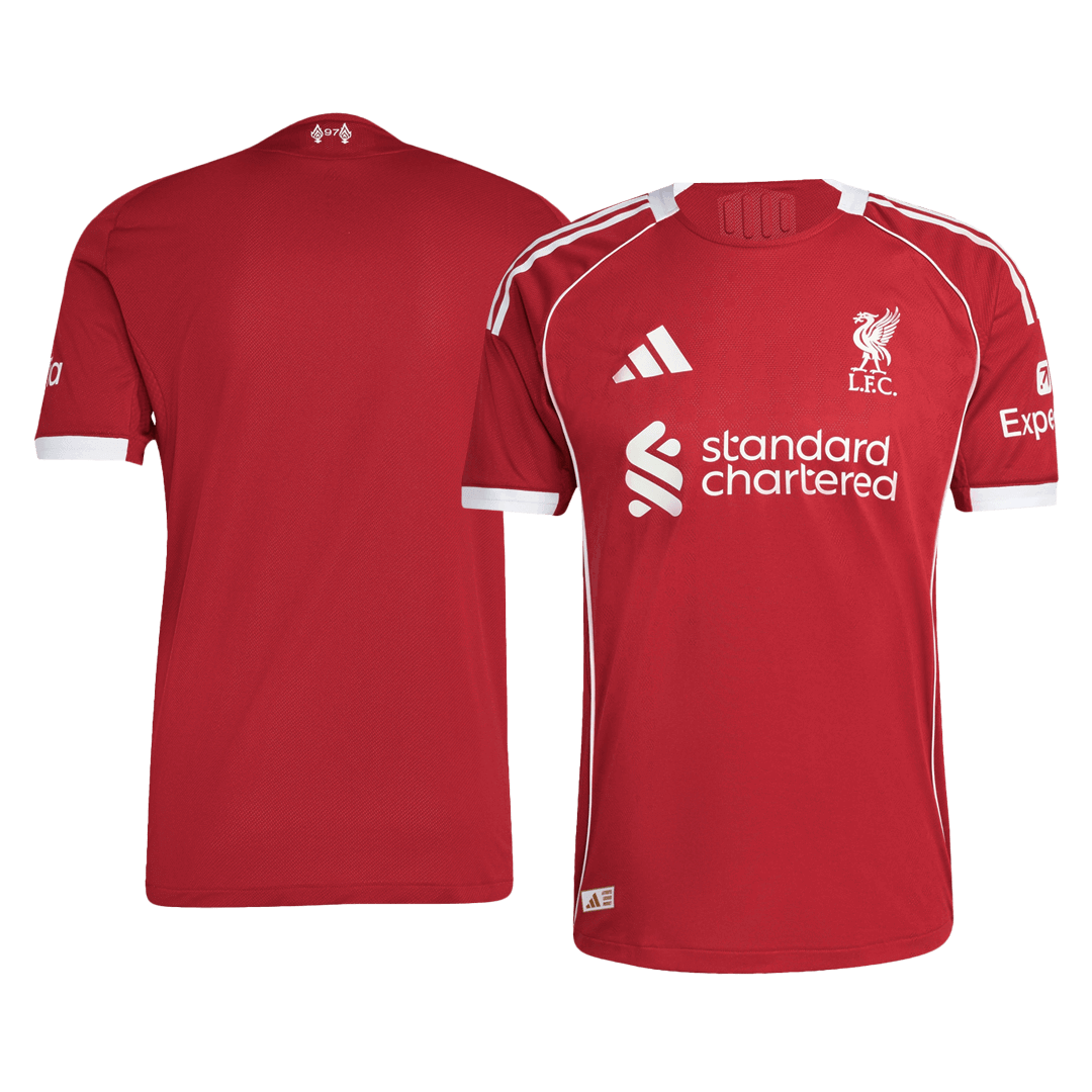Liverpool Home Soccer Jersey 2025/26 Player Version – jersey details