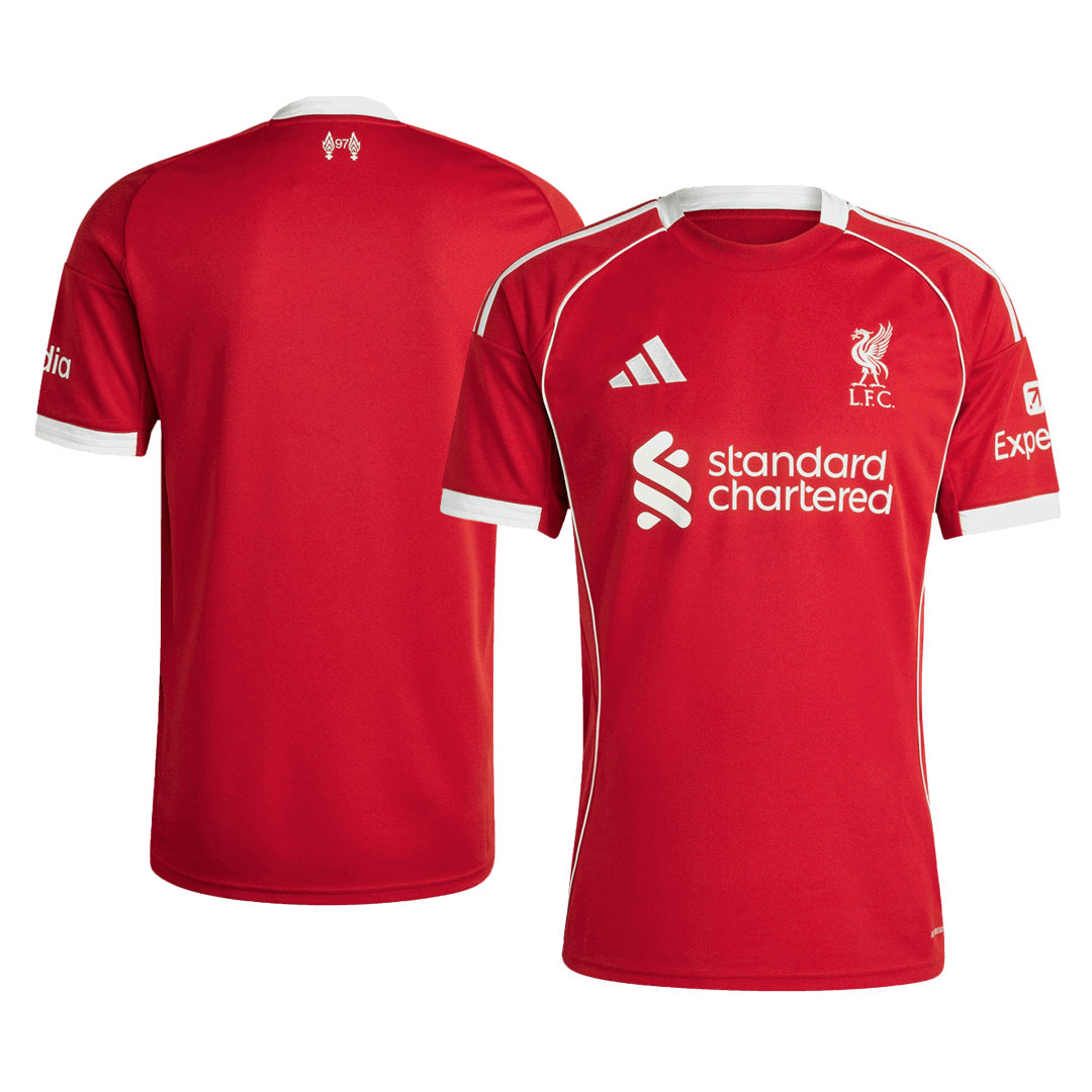 Liverpool Home Soccer Jersey 2025/26 β Fan Version β εεεΎ 3 Liverpool Home Soccer Jersey 2025/26 β Fan Version β jersey details