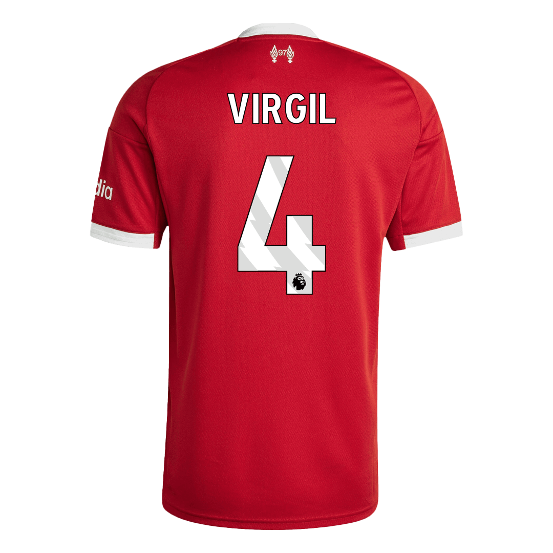 VIRGIL #4 Liverpool Home Soccer Jersey 2025/26 – Fan Version – jersey details