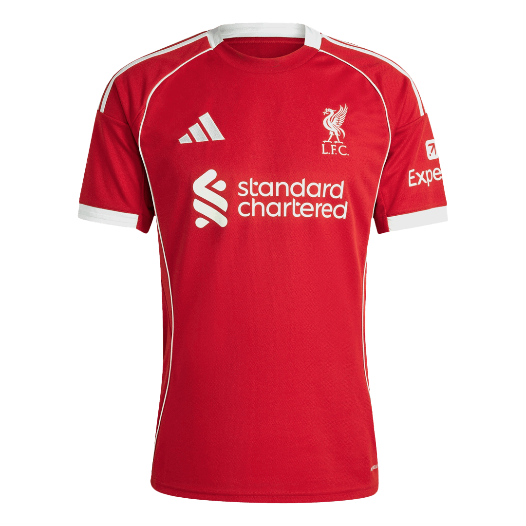 ISAK #9 Liverpool Home Soccer Jersey 2025/26 – Fan Version — 商品图 2 ISAK #9 Liverpool Home Soccer Jersey 2025/26 – Fan Version – back view