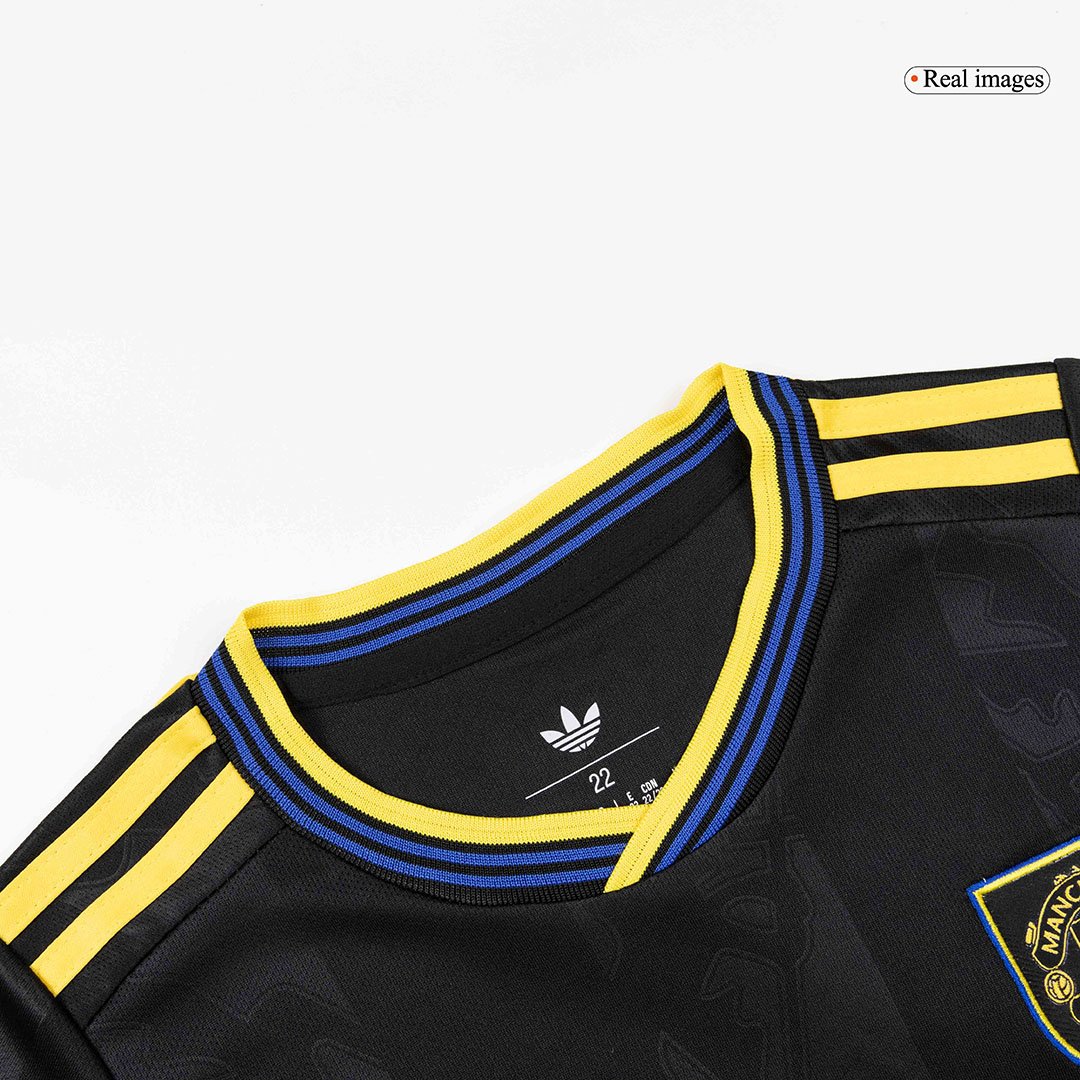 Kid’s Manchester United Third Away Soccer Jersey Kit(Jersey+Shorts+Socks) 2025/26 – Fan Version – jersey details