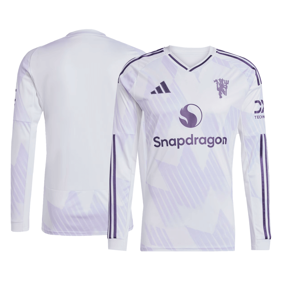 Manchester United Away Long Sleeve Soccer Jersey 2025/26 β Fan Version β εεεΎ 3 Manchester United Away Long Sleeve Soccer Jersey 2025/26 β Fan Version β jersey details