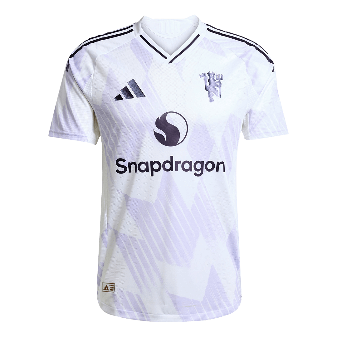 Bruno Fernandes #8 Manchester United Away Soccer Jersey 2025/26 Player Version – back view