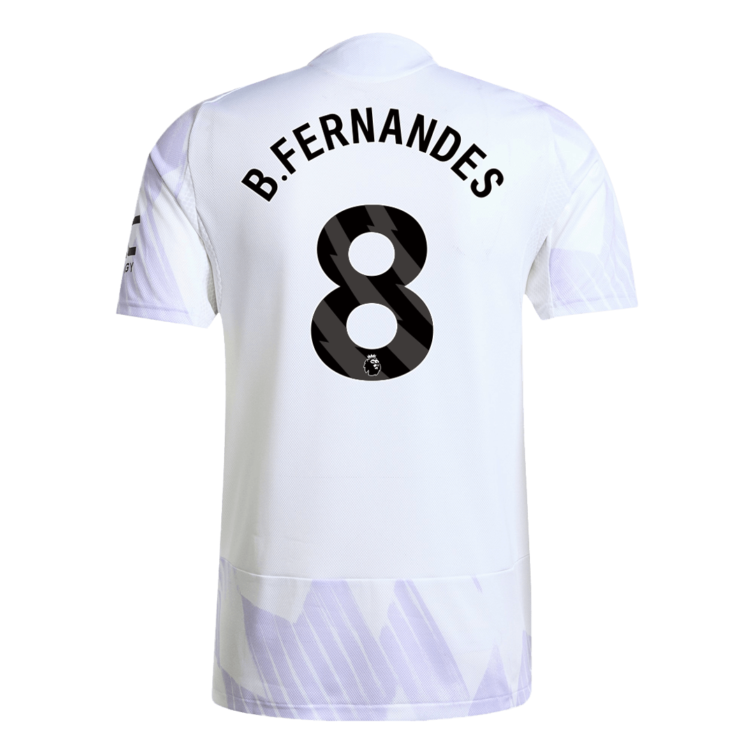 Bruno Fernandes #8 Manchester United Away Soccer Jersey 2025/26 Player Version – jersey details