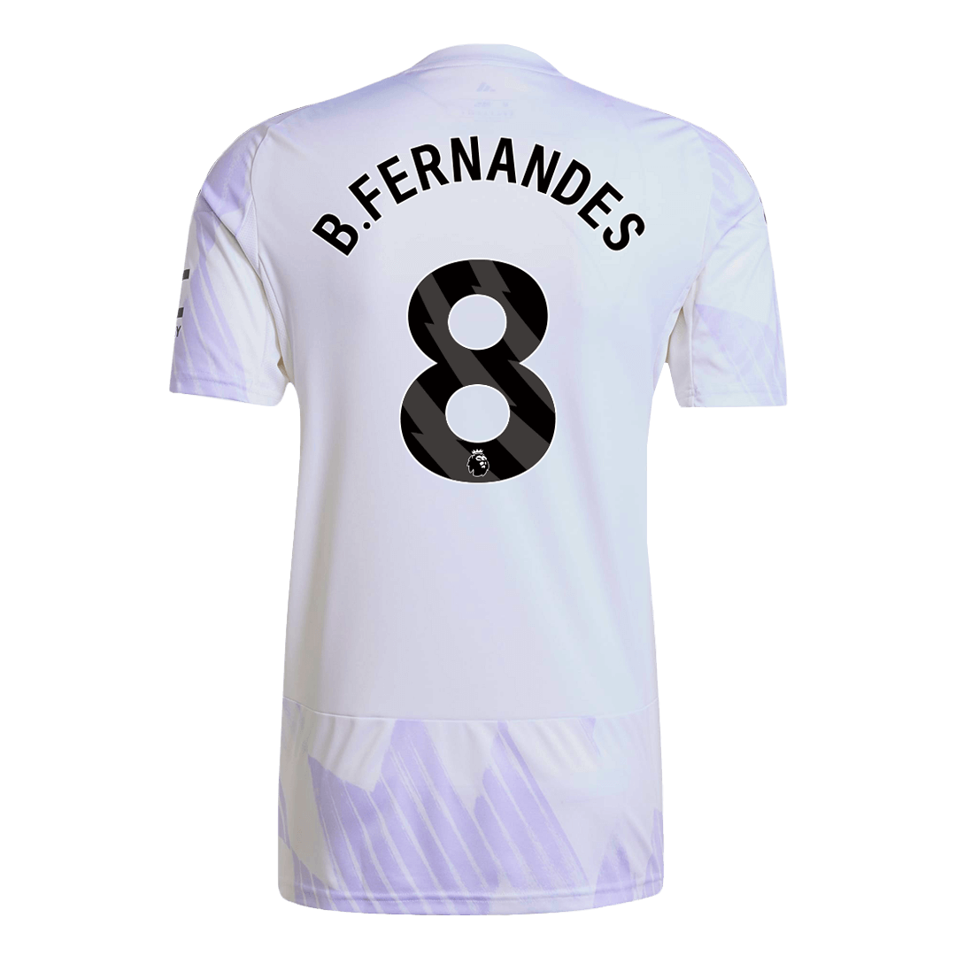 Bruno Fernandes #8 Manchester United Away Soccer Jersey 2025/26 – Fan Version – jersey details