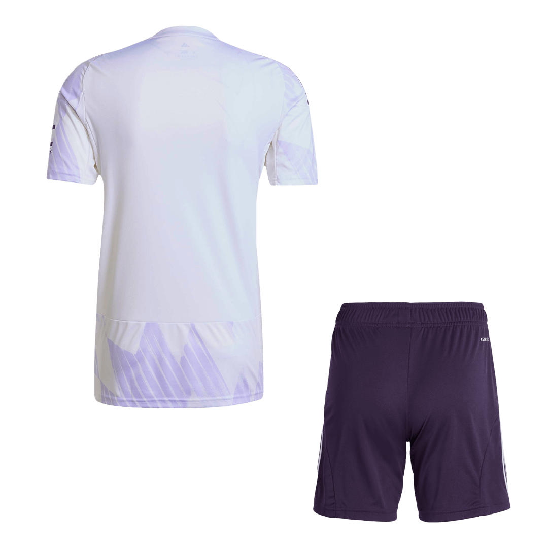 Manchester United Away Soccer Kit – Jersey + Shorts 2025/26 – Fan Version – back view