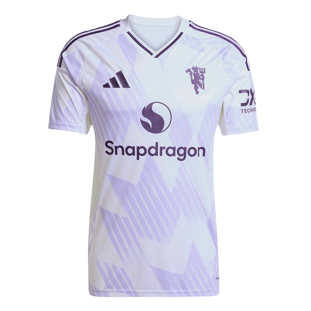 MOUNT #7 Manchester United Away Soccer Jersey 2025/26 – Fan Version – back view