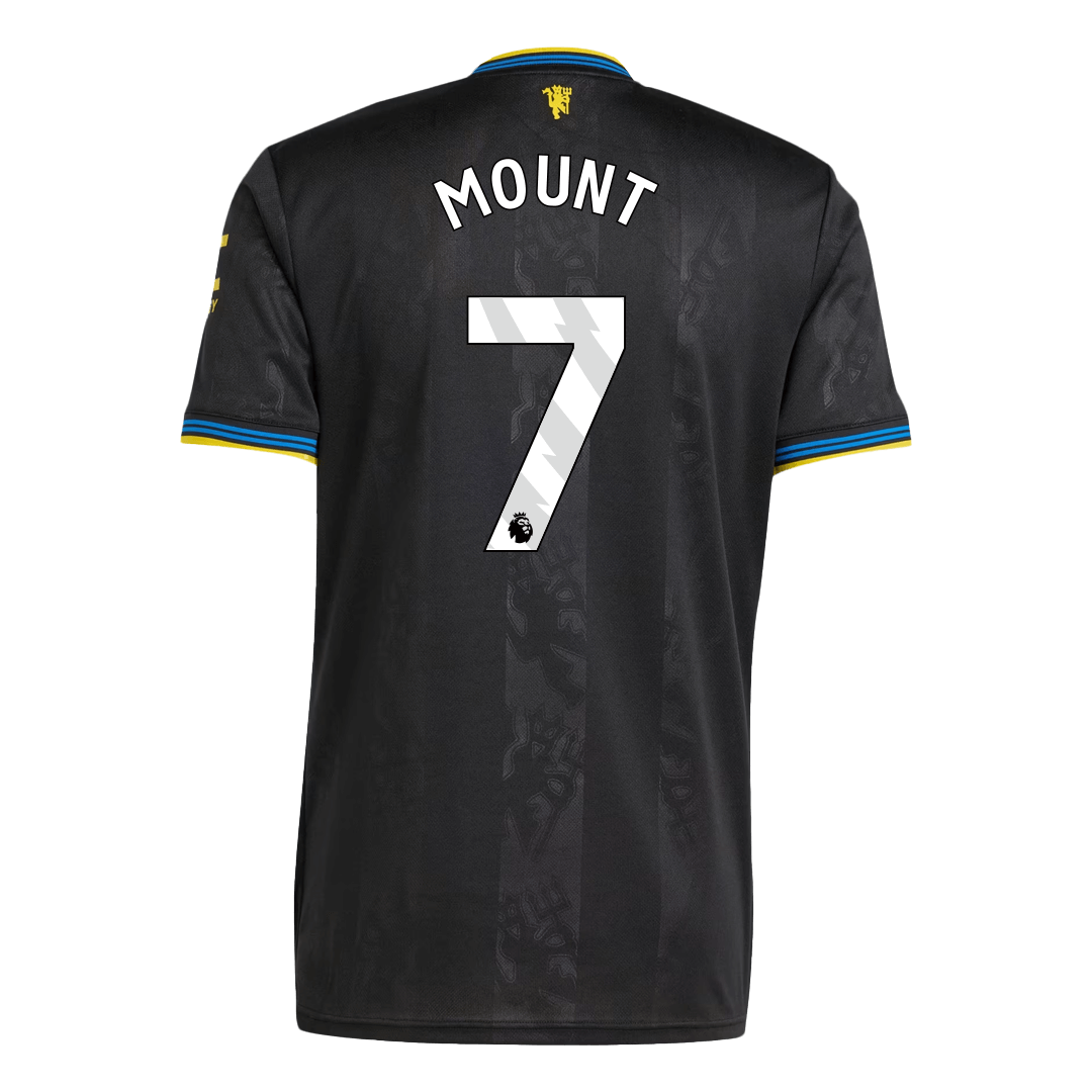MOUNT #7 Manchester United Third Away Soccer Jersey 2025/26 – Fan Version – jersey details