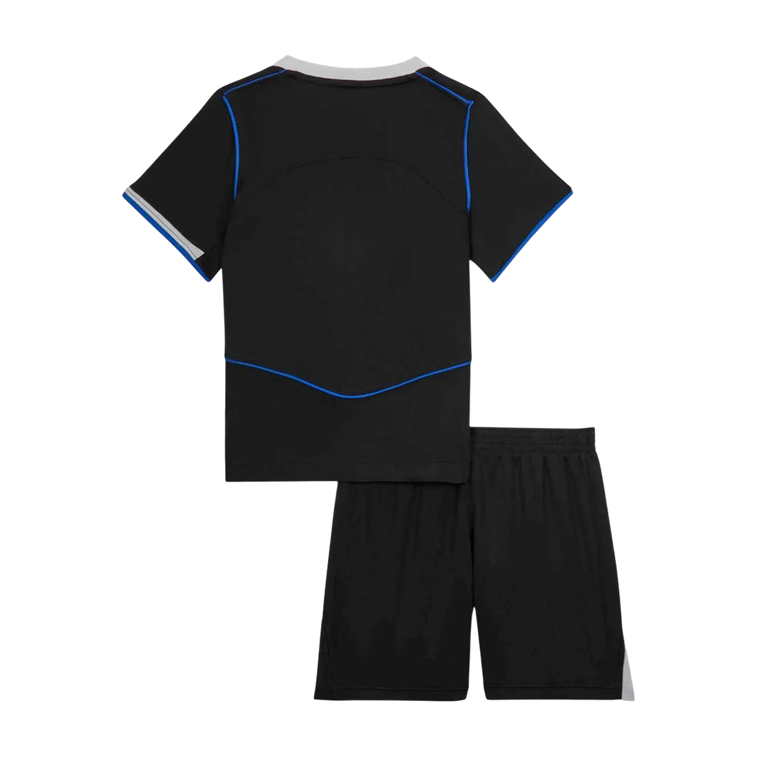 Kid's Chelsea Third Away Soccer Kit β Jersey + Shorts 2025/26 β Fan Version β εεεΎ 2 Kid’s Chelsea Third Away Soccer Kit β Jersey + Shorts 2025/26 β Fan Version β back view