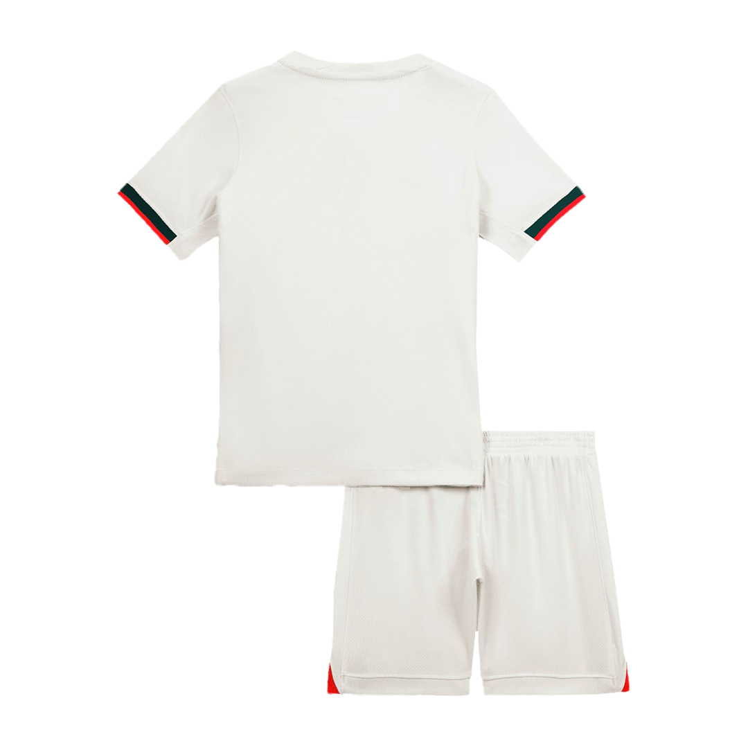 Kid’s Chelsea Away Soccer Kit – Jersey + Shorts 2025/26 – Fan Version – back view