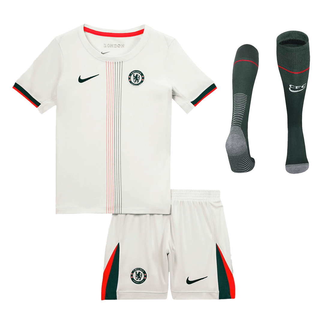 Kid’s Chelsea Away Soccer Jersey Kit(Jersey+Shorts+Socks) 2025/26 – Fan Version – front view