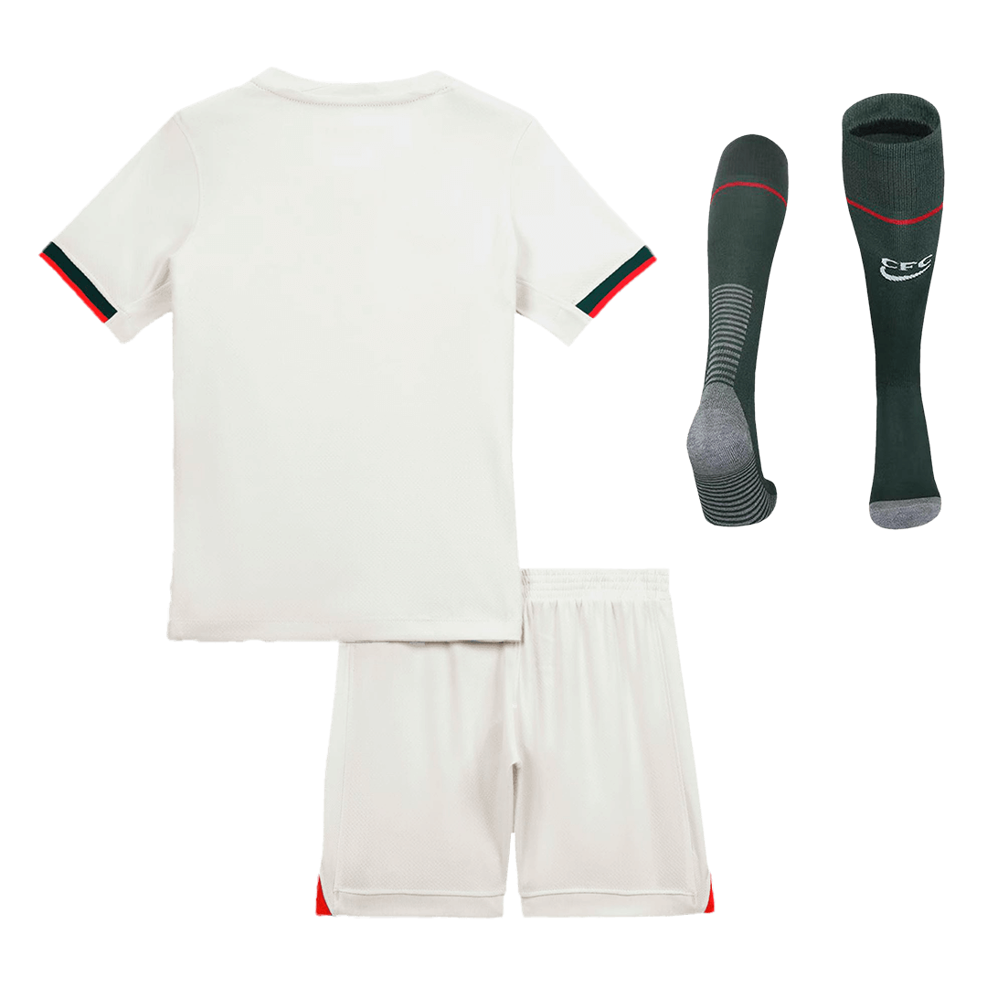 Kid’s Chelsea Away Soccer Jersey Kit(Jersey+Shorts+Socks) 2025/26 – Fan Version – back view