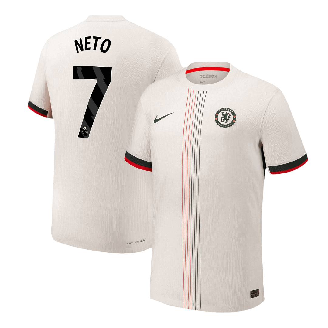 NETO #7 Chelsea Away Soccer Jersey 2025/26 Player Version – front view