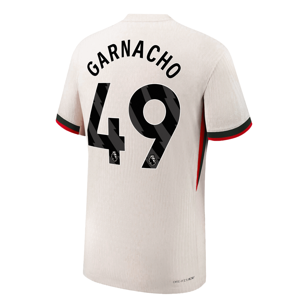 GARNACHO #49 Chelsea Away Soccer Jersey 2025/26 Player Version – jersey details