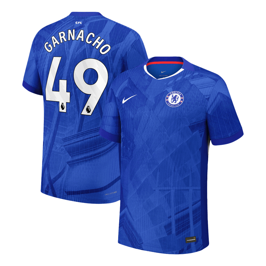 GARNACHO #49 Chelsea Home Soccer Jersey 2025/26 Player Version – front view