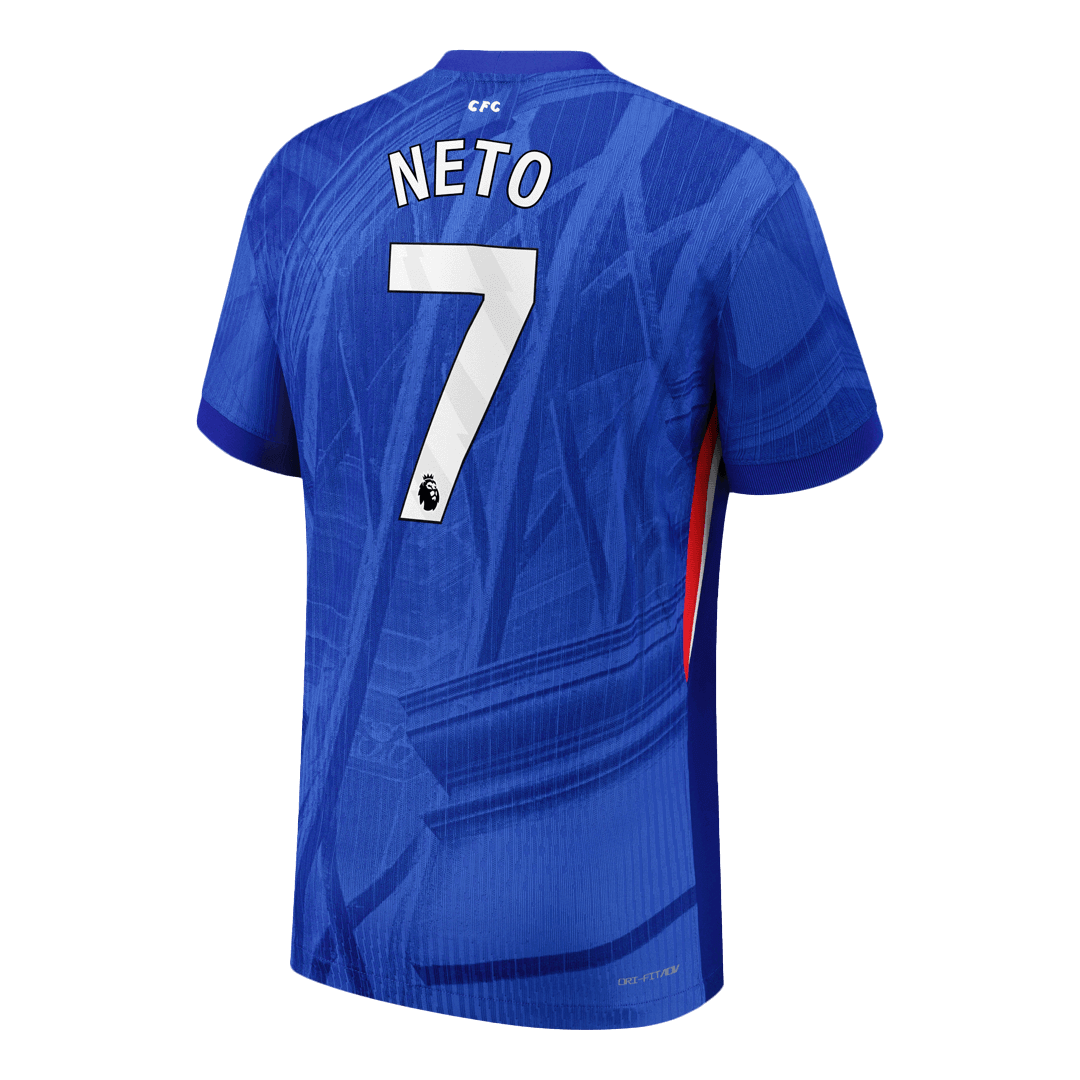 NETO #7 Chelsea Home Soccer Jersey 2025/26 Player Version – jersey details