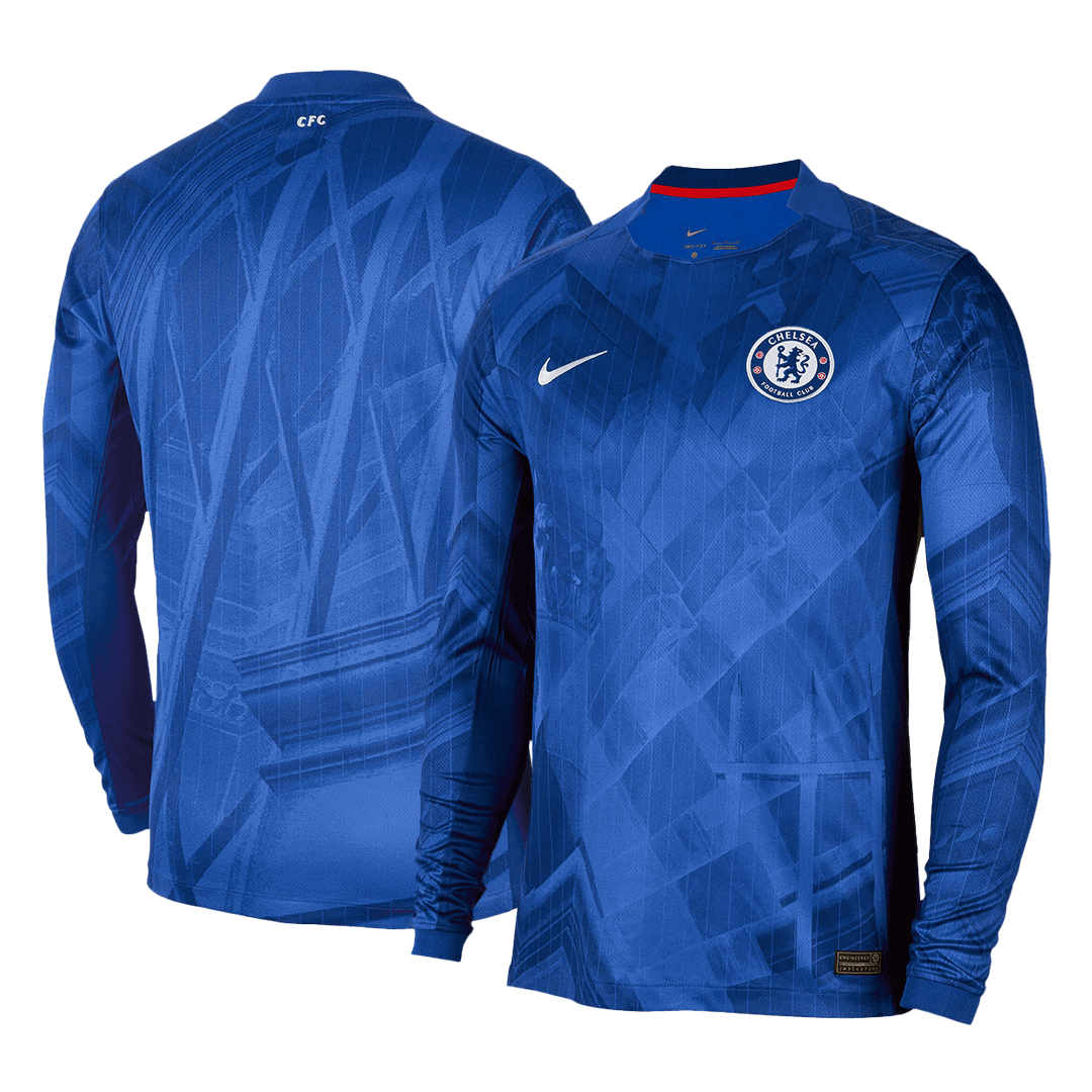 Chelsea Home Long Sleeve Soccer Jersey 2025/26 – Fan Version – jersey details