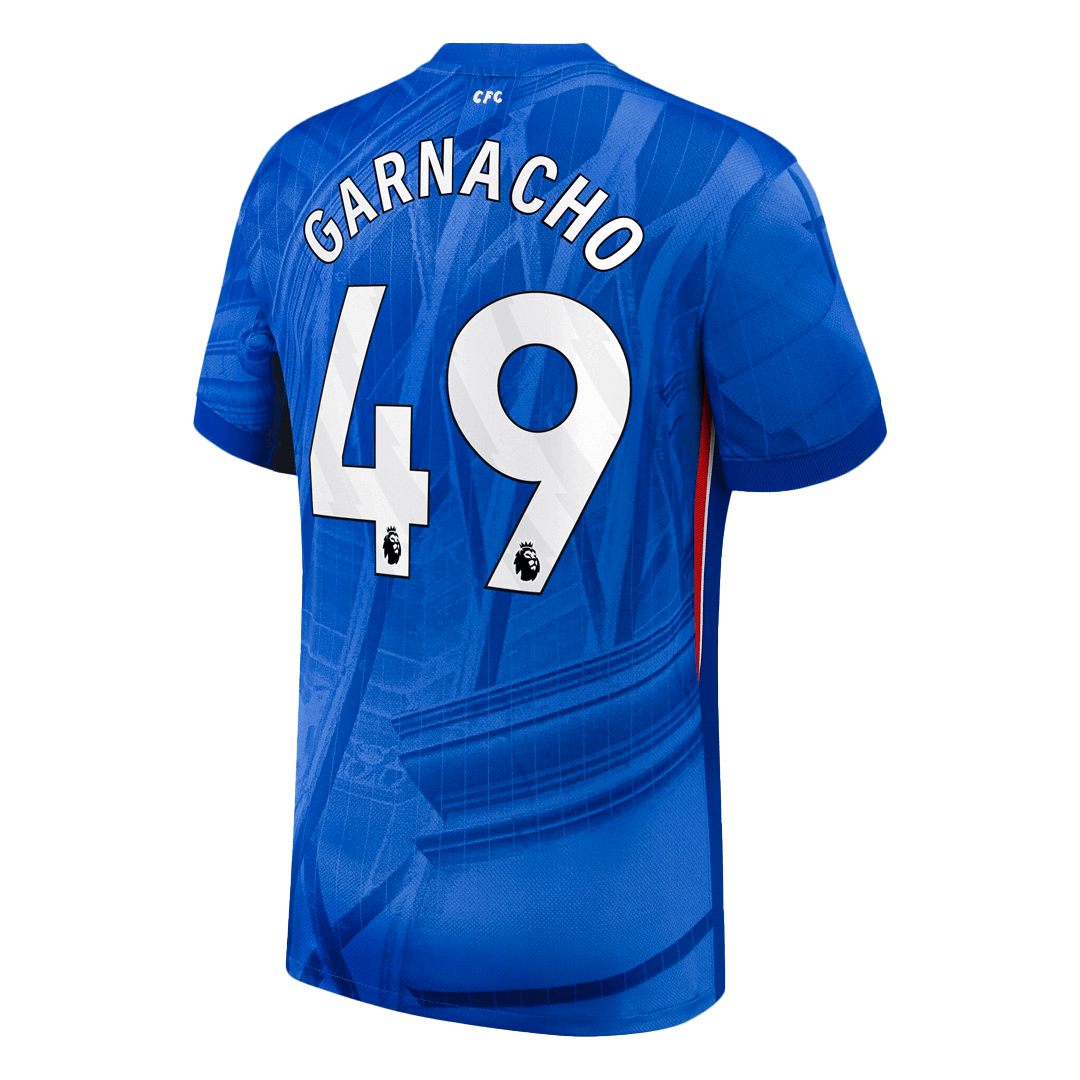 GARNACHO #49 Chelsea Home Soccer Jersey 2025/26 β Fan Version β εεεΎ 2 GARNACHO #49 Chelsea Home Soccer Jersey 2025/26 β Fan Version β back view