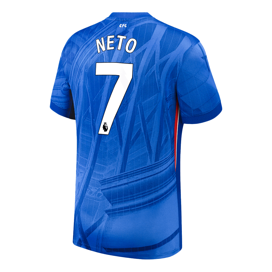NETO #7 Chelsea Home Soccer Jersey 2025/26 – Fan Version — 商品图 2 NETO #7 Chelsea Home Soccer Jersey 2025/26 – Fan Version – back view