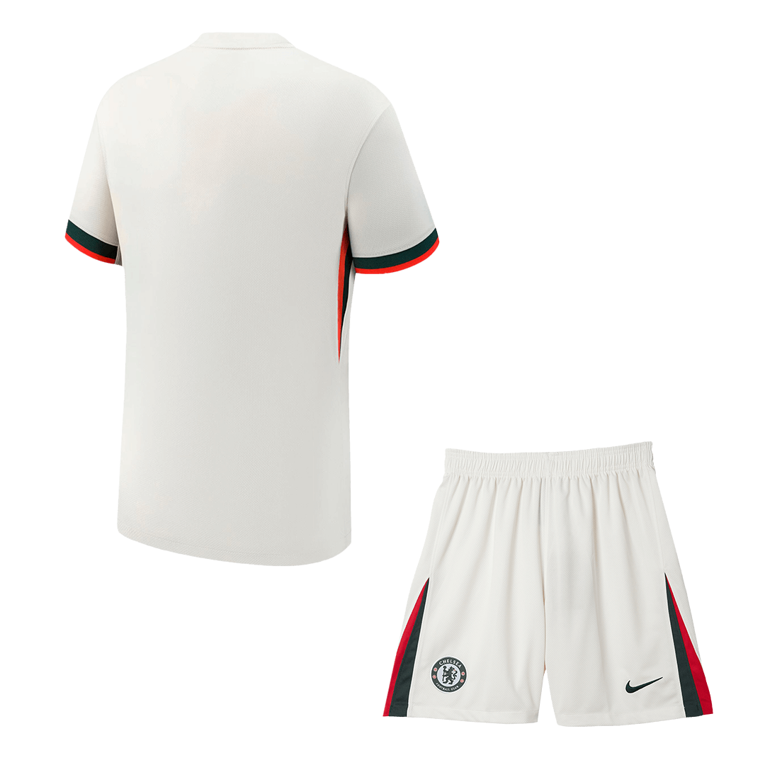 Chelsea Away Soccer Kit – Jersey + Shorts 2025/26 – Fan Version — 商品图 2 Chelsea Away Soccer Kit – Jersey + Shorts 2025/26 – Fan Version – back view