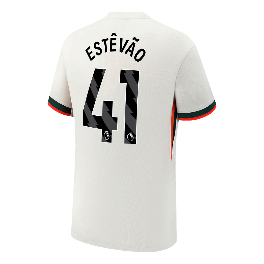 ESTÊVÃO #41 Chelsea Away Soccer Jersey 2025/26 – Fan Version – jersey details