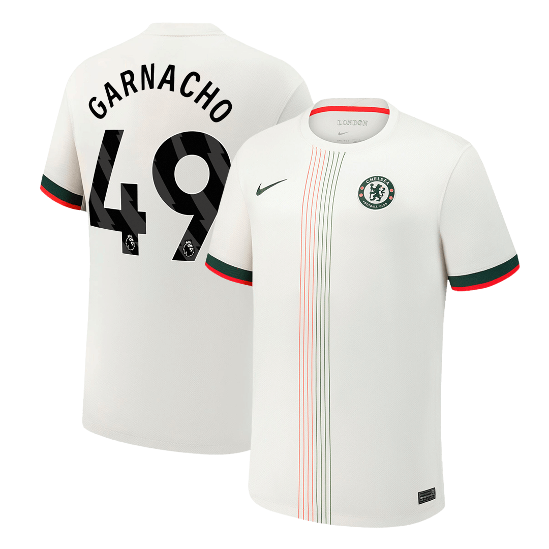 GARNACHO #49 Chelsea Away Soccer Jersey 2025/26 – Fan Version – front view