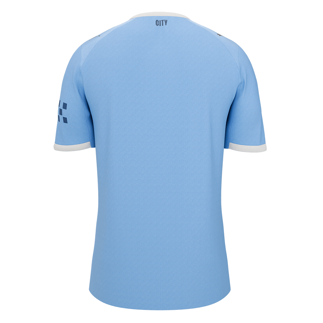 Manchester City Home Soccer Jersey 2025/26 – Fan Version – back view